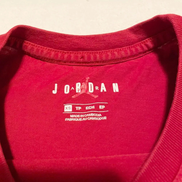 Nike Jordan Mens Shirt Jumpman Short Sleeve Tshit Size XS Flaws - Picture 2 of 16